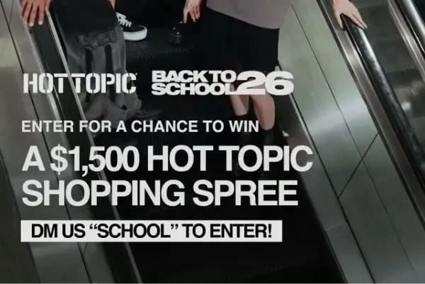 Win The Hot Topic: Back to School Sweepstakes