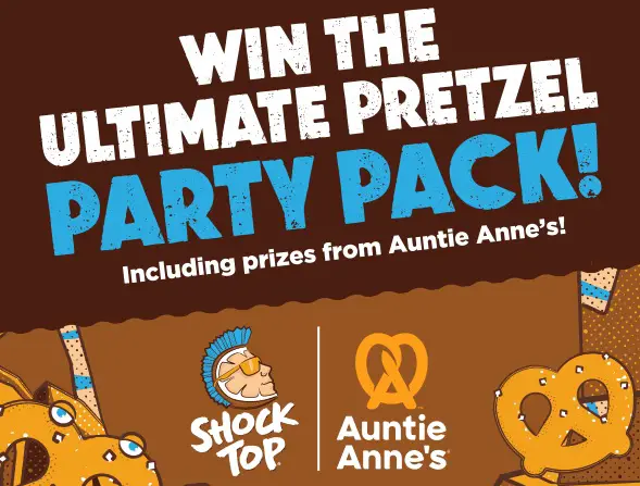 Win A Shock Top® Pretzel Wheat Auntie Anne’s® Sweepstakes