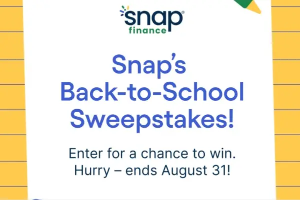Win The Snap Finance Giveaway