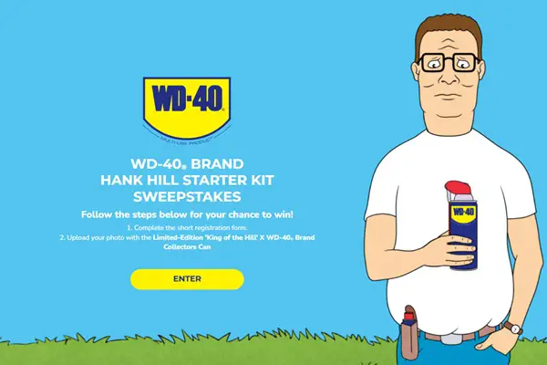 Win The WD-40® Brand Hank Hill Starter Kit Sweepstakes