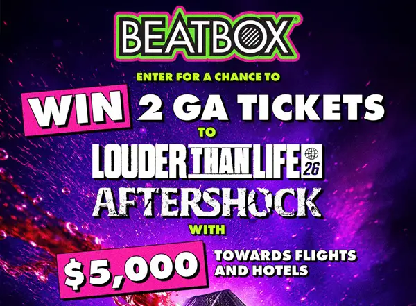 Win Beatbox Beverages® Xtreme Rock Tour 2026 Sweepstakes