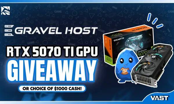 Win The Gravel Host | RTX 5070 TI GPU OR $1,000 Cash Giveaway
