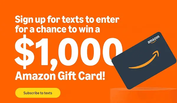 Amazon.com $1,000 Sweepstakes: Win a $1,000 Amazon Gift Card [100 Winners]