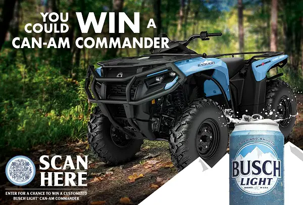 Busch Light Wrapped ATV Midwest Sweepstakes: Win a Custom Can-Am Outlander Pro ATV
