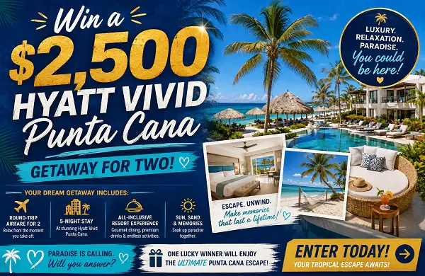 CheapCaribbean August POTM Giveaway – Win a $2,500 Hyatt Vivid Punta Cana Stay