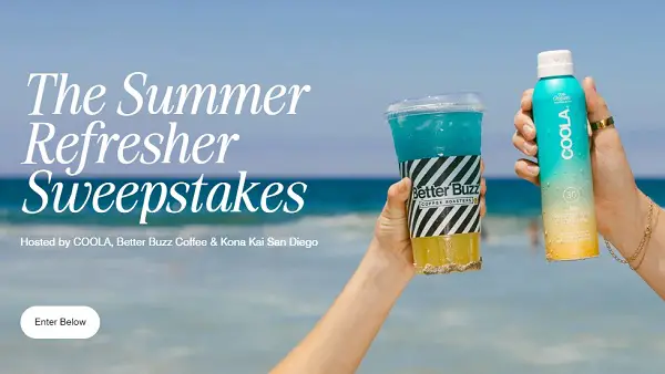 COOLA Summer Sweepstakes 2026: Win a $3,400 San Diego Getaway for Two