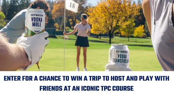 Cutwater x PGA Tour Sweepstakes – Win a $10,000 TPC Golf Trip Experience