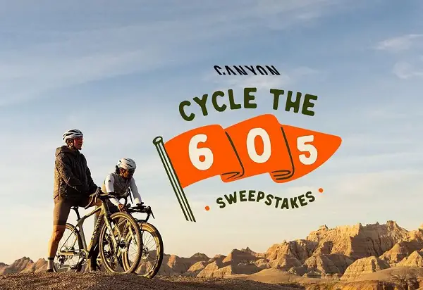Cycle the 605 Sweepstakes – Win Canyon Gravel Bikes & a $7,200 South Dakota Getaway