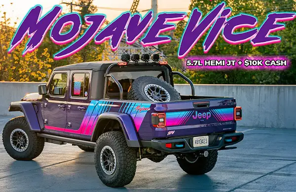 DRC6 Hemi Gladiator Giveaway – Win a 2026 Jeep Gladiator Mojave and $10,000 Cash