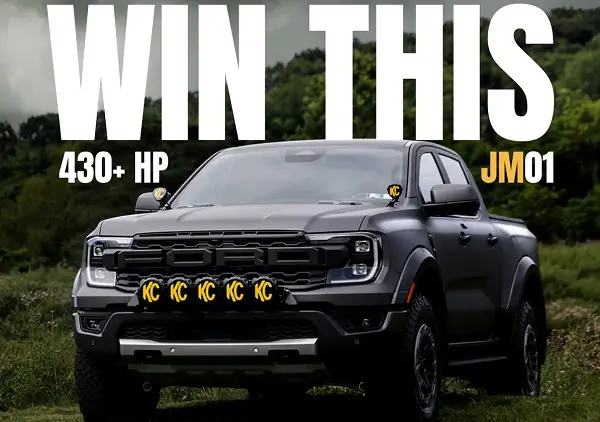 Ford Raptor Ranger Truck Giveaway Win a 2026 Ford Ranger Raptor Truck