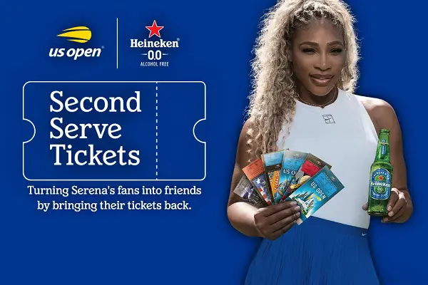 US Open X Heineken Second Serve Tickets Contest – Win US Open Tickets or a NYC Trip [29 Winners]
