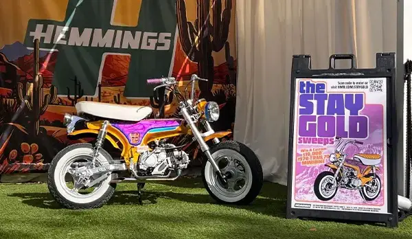 Hemmings Stay Gold Sweepstakes 2026 – Win a Custom Trail 70 Minibike!