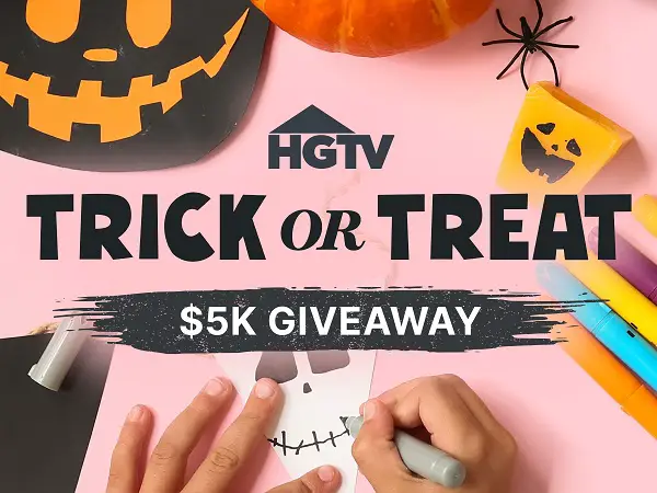 HGTV Trick or Treat Yourself Giveaway: Win $5,000 Cash