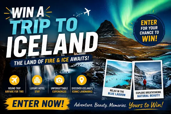 Icelandic Glacial x Circle K Sweepstakes: Win a Dream Trip to Iceland