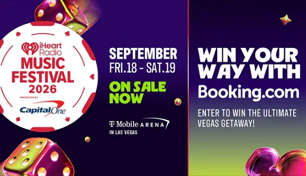 iHeartRadio Music Festival Sweepstakes – Win a Las Vegas Music Trip for Two