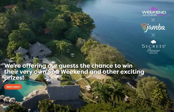 Jamba x Spa Weekend Sweepstakes – Win Costa Rica Resort Trip & Airfare Gift Card