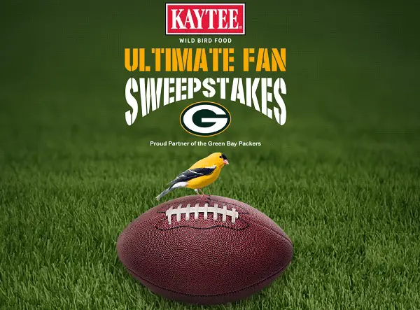 Kaytee Ultimate Fan 2026 Sweepstakes – Win a $13,582 Green Bay Packers Trip for Four