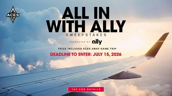 Win a Las Vegas Aces Away Game Getaway! (3 Winners)