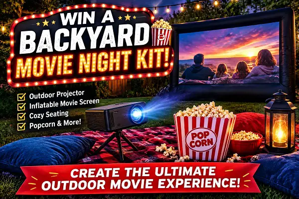 Win a Backyard Movie Night Package! (3 Winners)