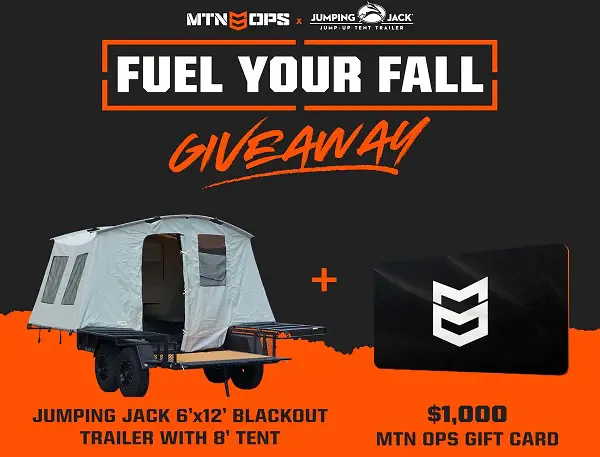 MTN OPS Fuel Your Fall Giveaway: Win a Jumping Jack Trailer + $1,000 Gift Card