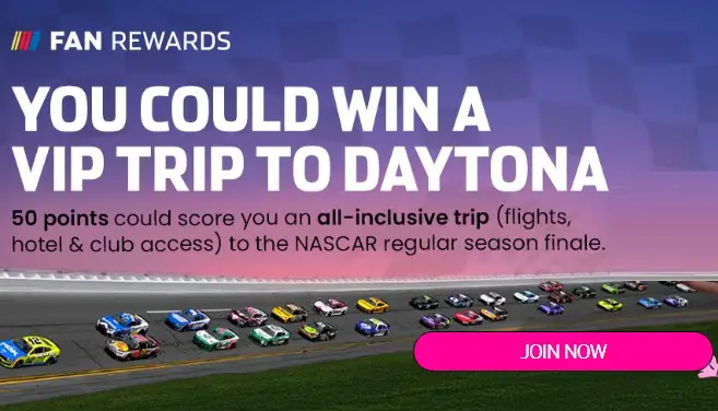 Win a 4-Day Daytona NASCAR Trip for Two!