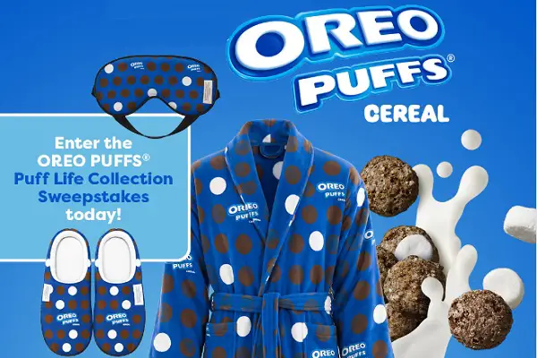 OREO Puff Life Summer Sweepstakes: Win a Cozy Cereal Prize Pack [15 Winners]