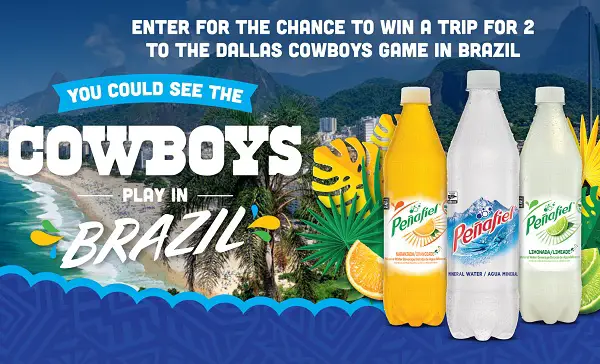 2026 Penafiel Dallas Cowboys Brazil Game Sweepstakes: Win a $14,200 Rio Trip