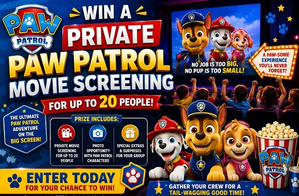 Perdue Yummy PAW Patrol Sweepstakes – Win a Private PAW Patrol Movie Screening for Up to 20