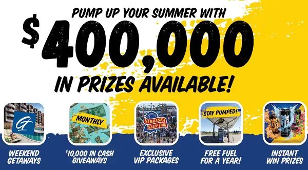 Pump & Pantry Pump Up Your Summer Contest: Win $10,000 Cash & More [160,358 Winners]
