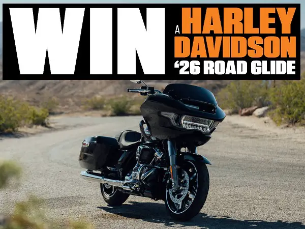 Quad Lock Sweepstakes – Win Harley-Davidson Road Glide or $20,000 Cash