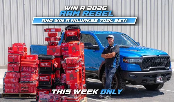 The Ram Rebel Sweepstakes: Win a 2026 Ram Rebel 1500 Worth $70,000