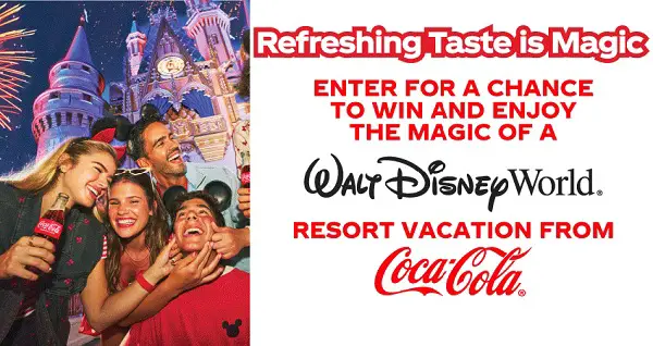 Coca-Cola Refreshing Taste Is Magic Sweepstakes: Win a Walt Disney World Resort Vacation