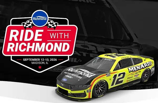 Ride With Richmond Contest 2026: Win a NASCAR Race Weekend [15 Winners]