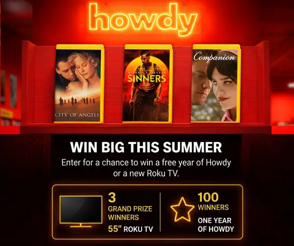 Roku Howdy Summer 2026 Sweepstakes – Win a 55