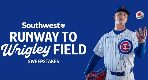Southwest Airlines Runway to Wrigley Sweepstakes 2026 – Win a Chicago Cubs Experience!
