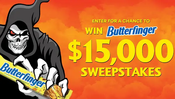 Spirit Halloween x Butterfinger Sweepstakes – Win a $15,000 Cash Prize