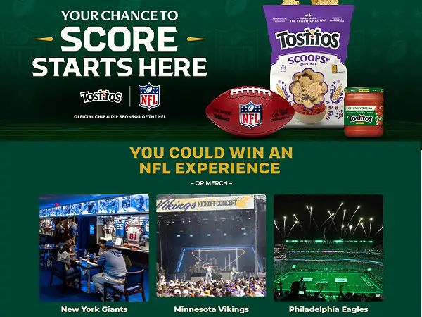 Frito-Lay Gameday Sweepstakes – Win NFL Tickets, Trips & Prizes