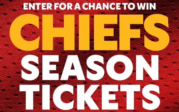 Tyson Brand x Kansas City Chiefs Season Tickets Sweepstakes: Win 2026 Season Tickets! (5 Winners)