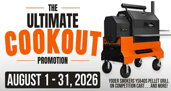 Win a Yoder Smoker Cookout Package Worth $6,932.79!