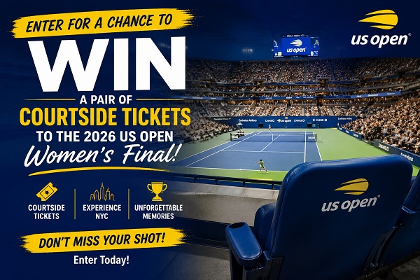 US Open Maestro Dobel Sweepstakes – Win Courtside Tickets to the 2026 Women's Final