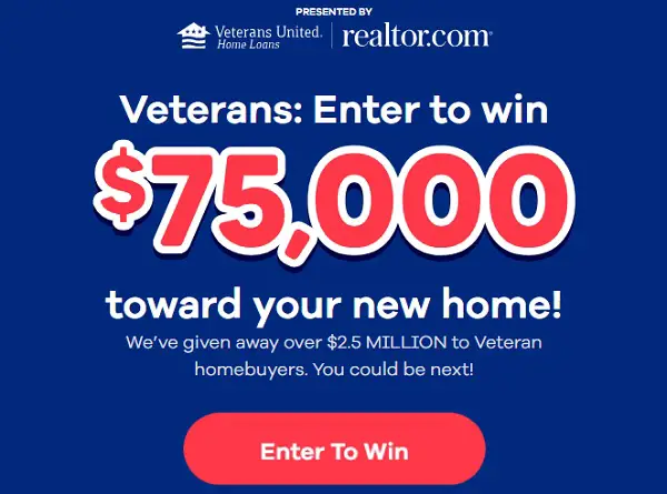 Win a $75,000 Homebuyer Grant in the Veterans United Home Field Advantage Giveaway!