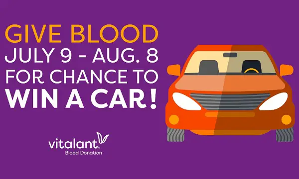 Vitalant Summer Car Giveaway 2026: Win Up to $30,000 for a New Car!