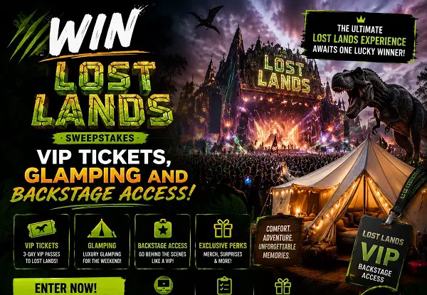White Claw Lost Lands Music Festival Tickets Sweepstakes 2026: Win VIP Festival Packages