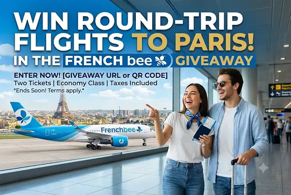 Win a Trip to Paris for 4 with French Bee Airlines!