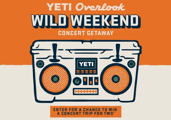 YETI Overlook Deck Sweepstakes: Win VIP Concert Getaway