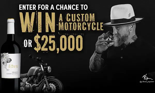 Z. Alexander Brown Uncaged Summer Sweepstakes: Win $25,000 Cash or a Custom Motorcycle