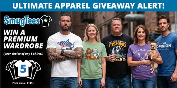 Win The Ultimate SmugTees Wardrobe Giveaway