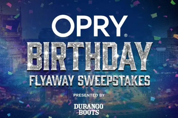 Win The Opry Birthday Flyaway Sweepstakes