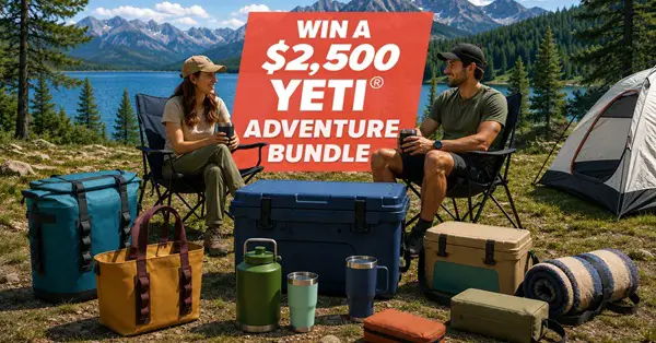 Win A $2,500 YETI® Adventure Bundle Giveaway