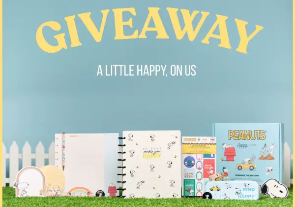 Win Happy Planner: Peanuts Giveaway